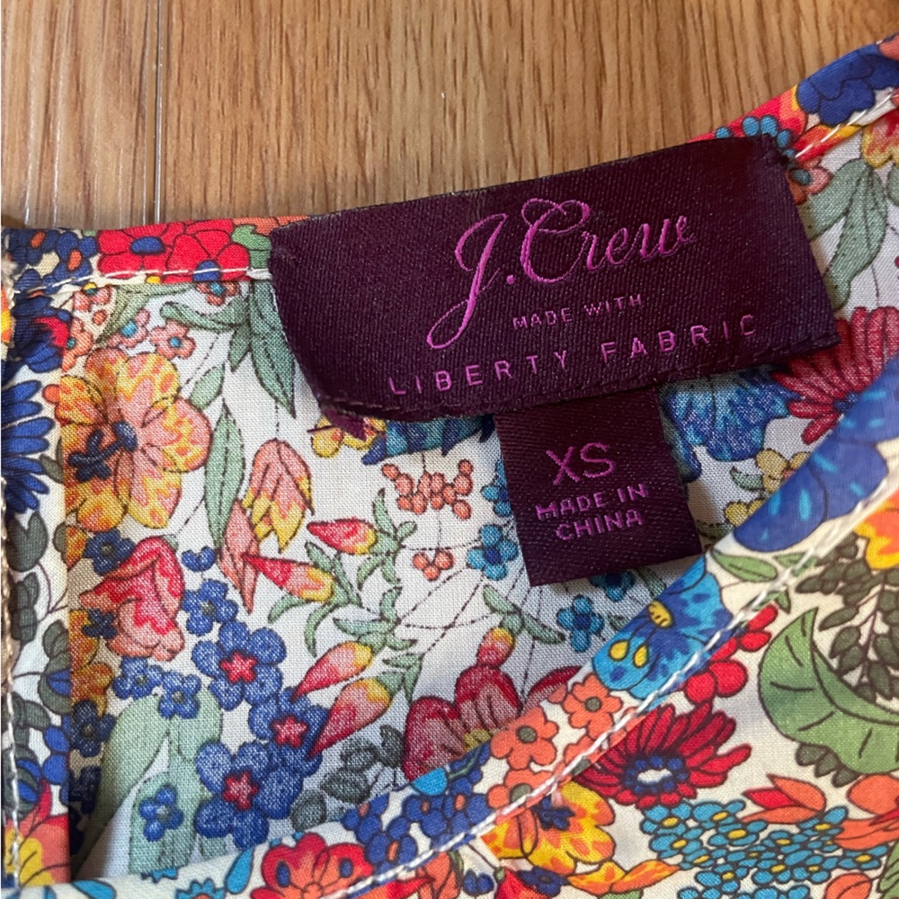J. Crew Liberty Fabrics floral blouse - Picture 3 of 9
